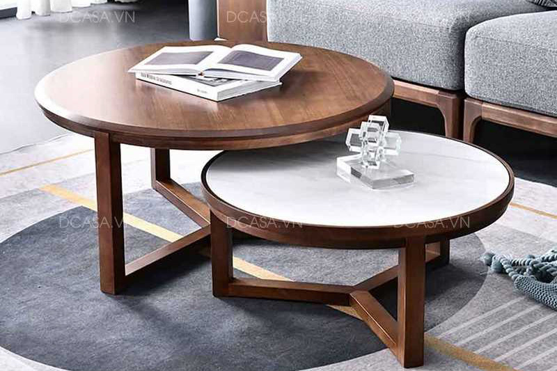 Hình ảnh bàn trà BT033 trong phòng khách