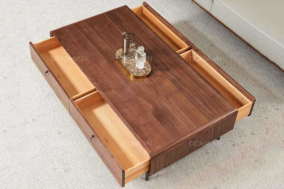 Tối ưu diện tích với 4 ngăn tủ rộng
