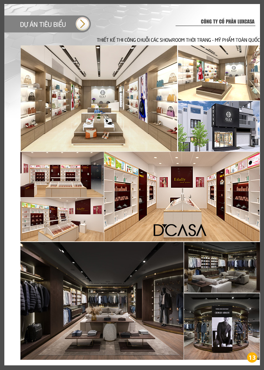 Đơn vị thiết kế nội thất showroom trọn gói D'Casa