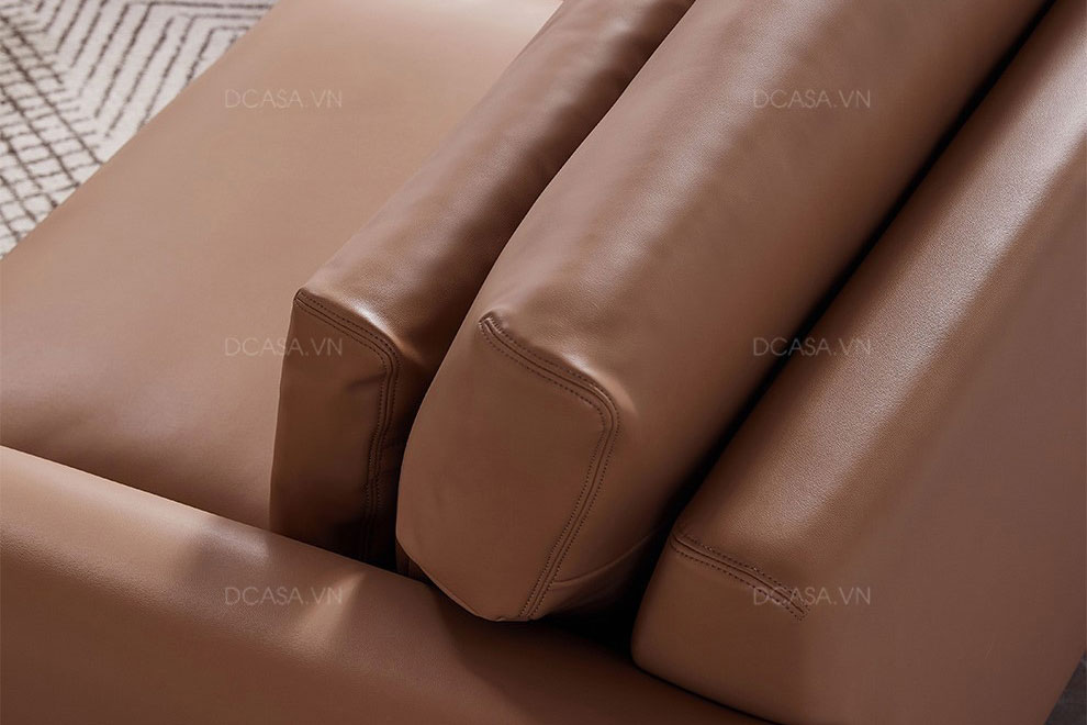 Đường may ghế sofa da cao cấp DSD10