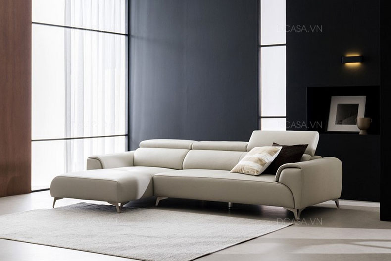 ghế sofa da góc chữ L