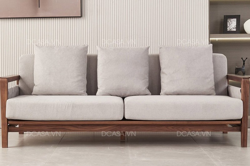 ghế sofa gỗ phòng khách đẹp