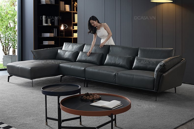 Ghế sofa da cao cấp DSD01