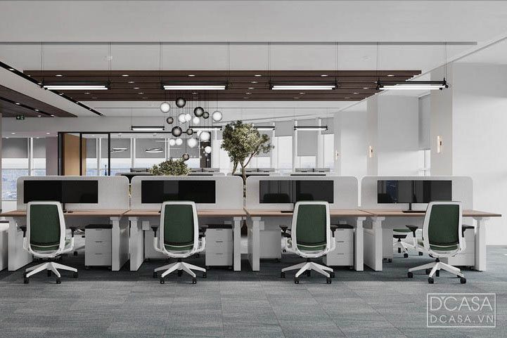 Thiết kế, bố trí văn phòng hợp lí tối ưu không gian