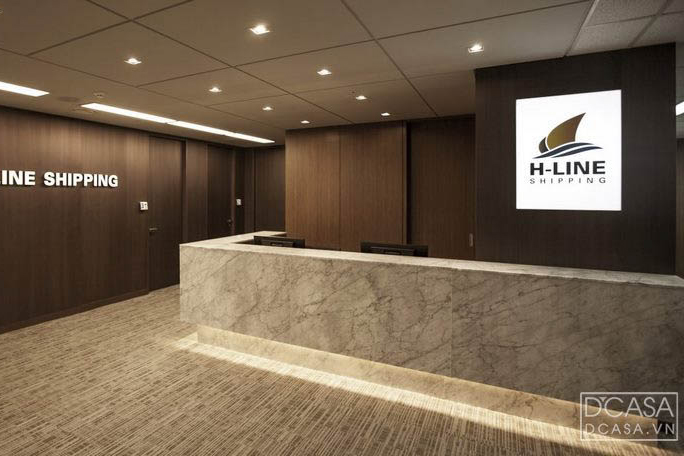 Thiết kế nội thất văn phòng công ty vận tải H-line
