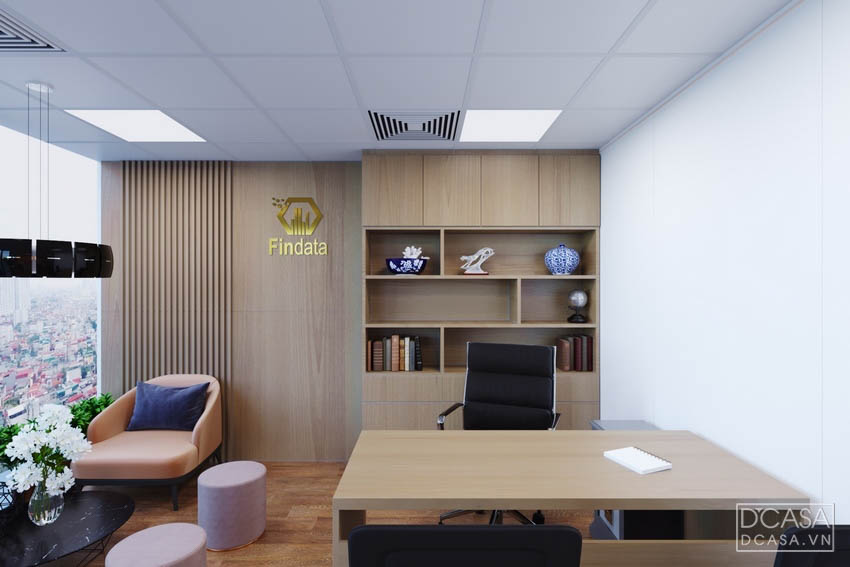 Thiết kế nội thất văn phòng FINDATA