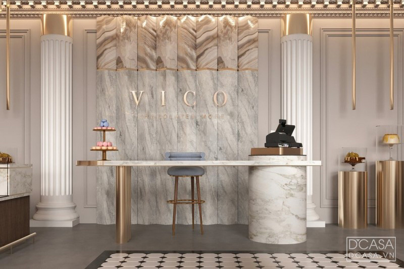 Thiết kế shop bánh VICO