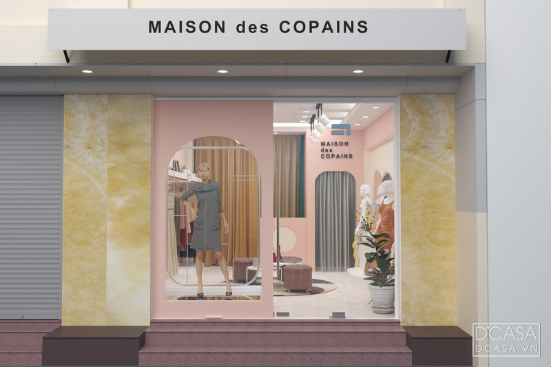 Thiết kế Shop MAISON des COPAINS - Hào Nam