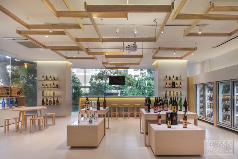 Thiết kế showroom rượu Nhật Bản