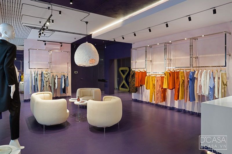 Thiết kế showroom thời trang Monamoon