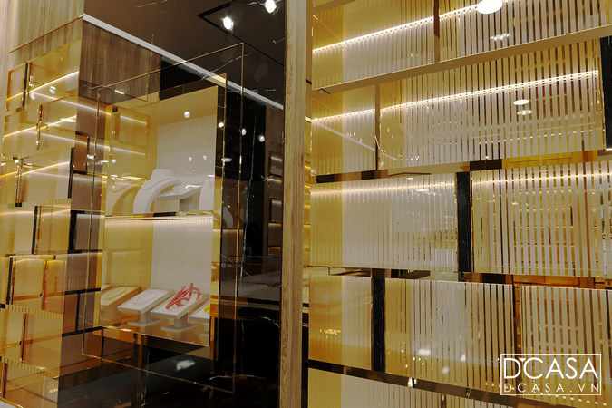Thiết kế showroom vàng trang sức