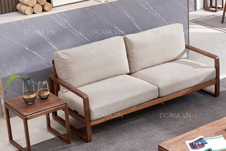 Ghế sofa hai chỗ ngồi đơn gian