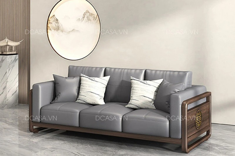 sofa dáng dài có lưng tựa thoải mái