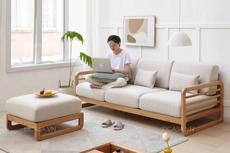 sofa dài dễ dàng di chuyển