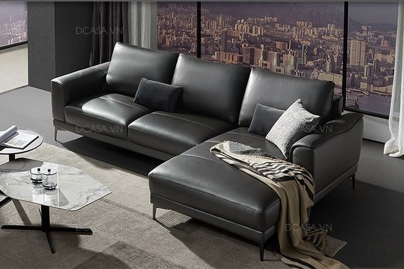 Ghế sofa chất liệu da cao cấp