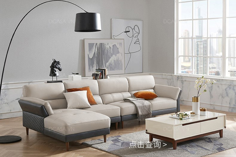 Cách bố trí ghế sofa màu trắng