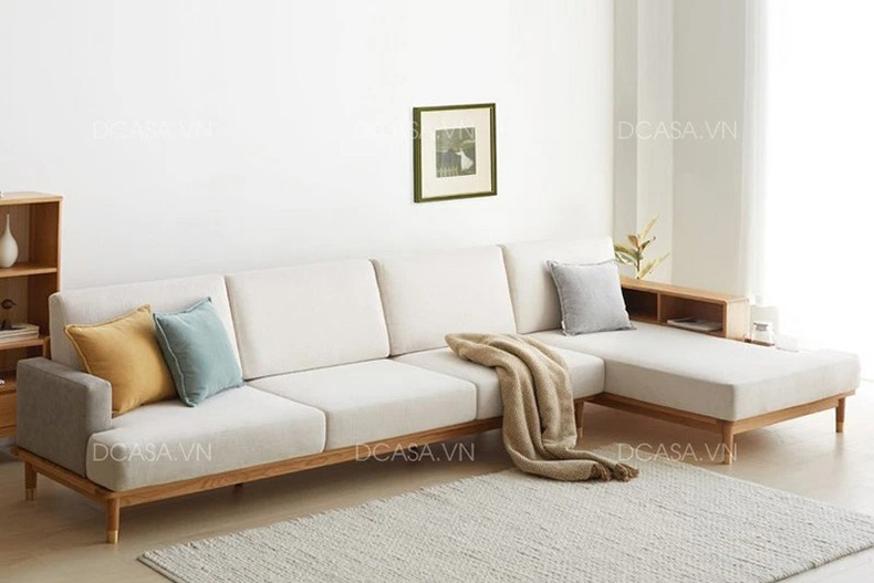 Mẫu ghế sofa nỉ SG014