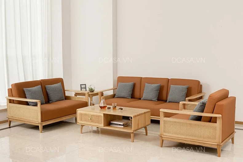 Ghế sofa vải nỉ hiện đại