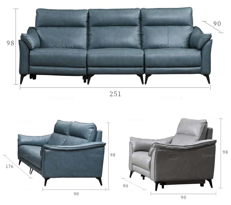 Kích thước ghế sofa 