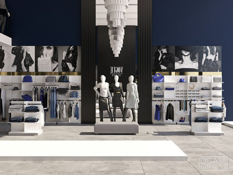 Mẫu thiết kế showroom thời trang đẹp giúp thu hút khách hàng
