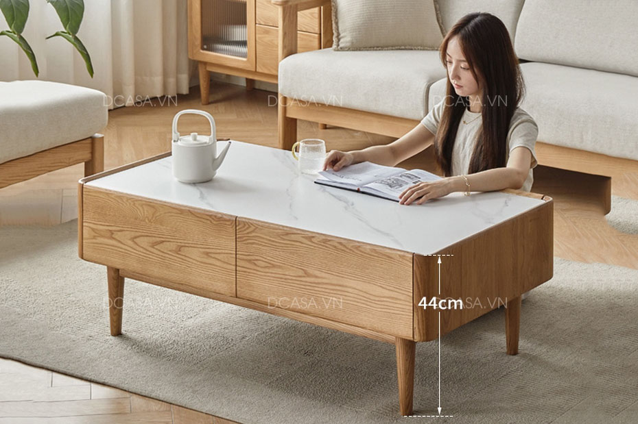 Bàn Trà Mặt Đá BT053 Hiện Đại Sang Trọng