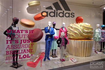 Thiết kế shop thời trang Adidas