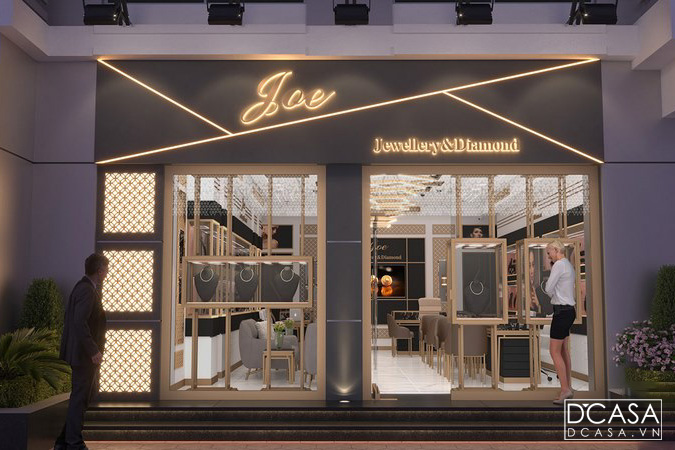 Thiết kế shop trang sức đá quý JOE