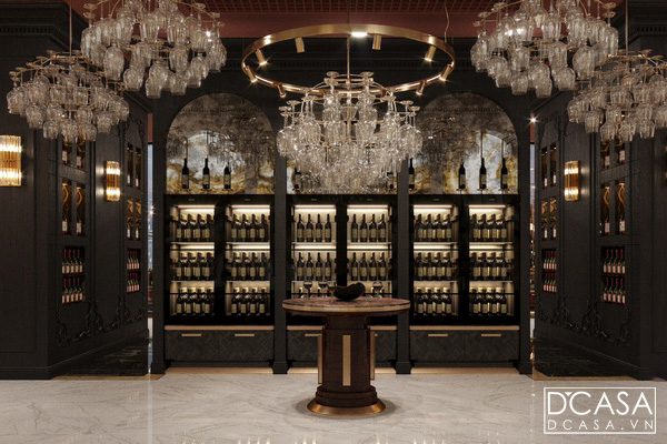 Thiết kế showroom rượu ngoại