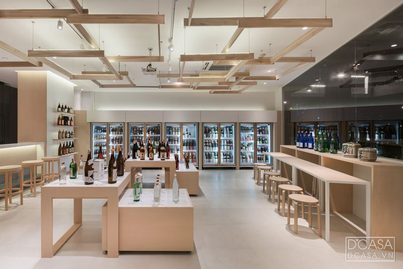 Thiết kế showroom rượu Nhật Bản