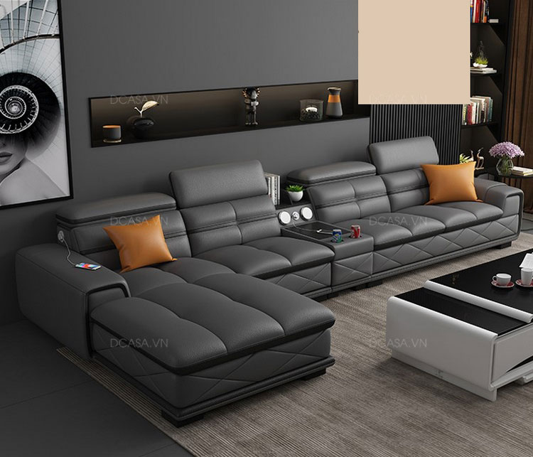 Sofa gật gù màu đen STM29