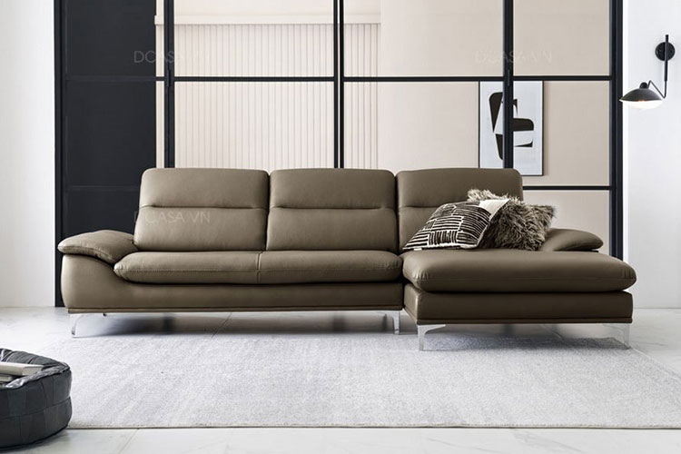 Ghế sofa màu nâu đất 