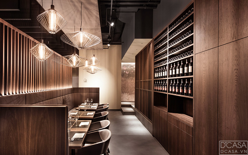 thiết kế nhà hàng mang lại không gian đẹp và hài hòa