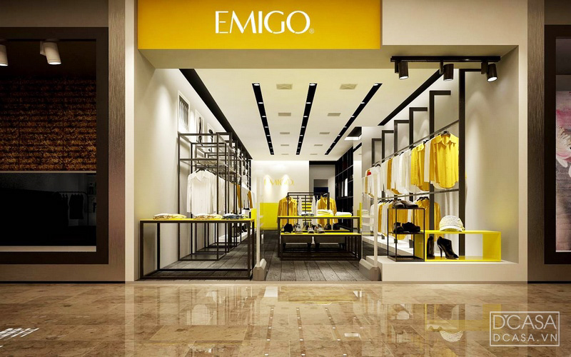Cửa hiệu thời trang Emigo sang trọng bắt mắt