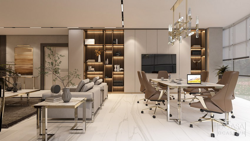 D'Casa thiết kế nội thất văn phòng từ những chất liệu cao cấp nhất